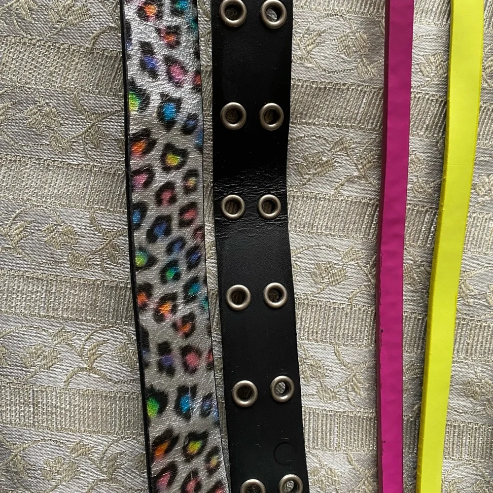 Bundle of five girls belts including from Justice